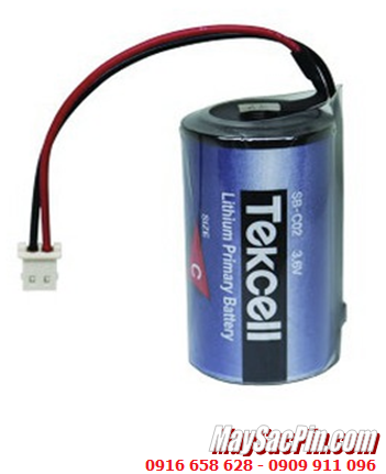 Tekcell SB-C02 (Zắc PH2.54-2P); Pin nuôi nguồn Tekcel SB-C02 lithium 3.6v 8500mAh, Xuất xứ Hàn Quốc